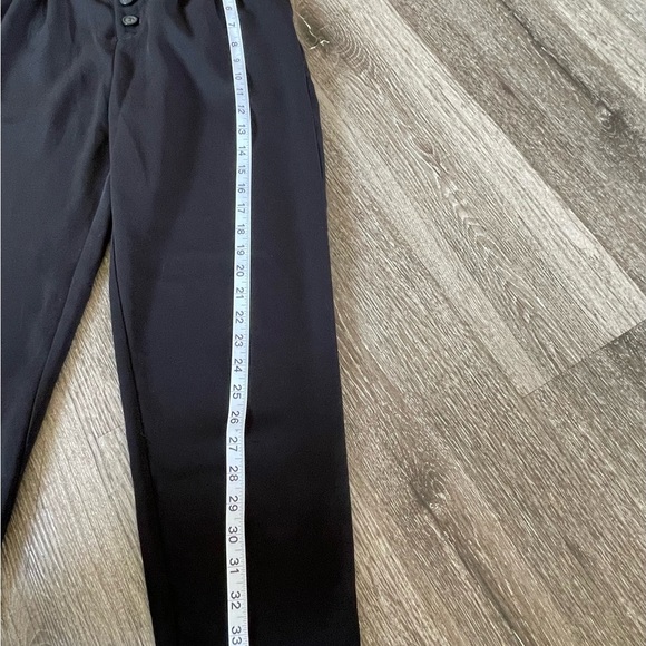 Anthropologie Black Dress Pants with Elastic Waistband - Picture 2 of 7